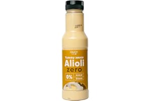 PR PROFIT PROFIT - Yummy Sauce - Salsa baja en calorías - Ideal como aderezo para tus platos favoritos. 0% grasas y azúcares añadidos. Sin lactosa - 375 ml (Alioli)