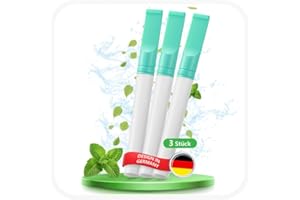 ‎J.FÉE J.Fée 3 Stück S1.0 Rauchentwöhnung Atemstick Dezent Minzegeschmack,Cyan Rauchentwöhnung Hilfsmittel Raucherentwöhnung Zigarettenersatz,Tragbar Minze Atemsticks mit Widerstand