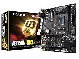 Gigabyte ga-ab350 m-hd3 AM4 AMD B350 2 Wege Crossfire HDMI m.2 SATA USB 3.1 Typ A Micro ATX DDR4 Motherboard