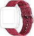 Produktbild topp - Nylon Armband für Fitbit Versa, Rot