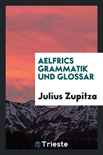 Preisvergleich Produktbild Aelfrics Grammatik und Glossar