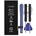 Produktbild Original q1® Premium Akku für Apple iPhone 6 mit Werkzeugset | Neustes Produktionsdatum 2018 | inkl. Reparaturset & Profi Kit Tool Set | Qualitäts Erzatzakku ohne Ladezyklen | Funktioniert mit alle original APN | Handy Accu Neu Batterie Battery