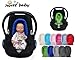 Produktbild Sweet Baby ** SOFTY MINKY SitzVerkleinerer ** NeugeborenenEinsatz/KopfPolster für BabyAutositz Gr. 0/0+ (Grau)