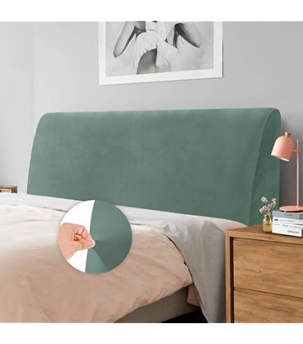 KAyziu Hoofdbordbekleding voor Bed, Stretch Hoes Hoofdbord Bed, Fluweel Hoes Hoofdbord Boxspring voor Hoofdbord Bed