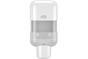 Tork Mini Distributeur de Savon et de désinfectant Blanc S5, consommables Mousse, Liquide, Gel et crème, Gamme Elevation, 565200