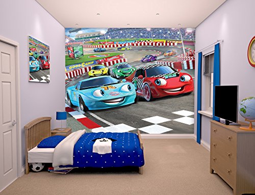Walltastic WT4010 Car Racers Designer Fototapete - 3