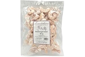 Lunderland Riesengarnelen 50g gefriergetrocknet Einzelfuttermittel für Hunde und Katzen