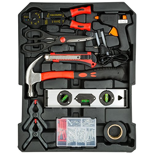 TecTake 377 teiliger Werkzeugkoffer mit Werkzeug bestückt | 3 Schubladen | 37x16x98 cm - 6