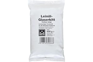 PUFAS Forum Glaserekitt 82, 500 g decotric (Leinöl-Glaserkitt Malerhilfsstoffe Spachtelmassen decotric Fensterkitt Glaserkitt Leinölkitt) Inhalt: 500 g Schlaucheutel