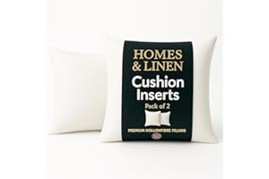HOMES-LINEN 20” x 20” Cushion Inner Pads Square Insert Fillers- Pack of 2 (50 x 50 cm) Anti-Allergy