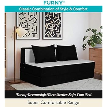 Furny Dreamstyle Three Seater Sofa Cum Bed 3 Years Warranty 36