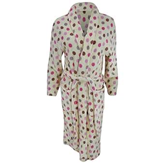 bademantel punkte damen