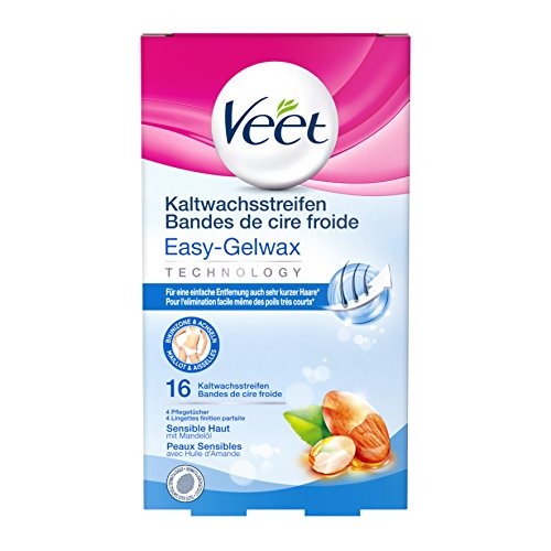 Veet Easy-Gelwax Technology Kaltwachssstreifen für die Bikinizone und Achseln