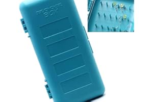 GENERIC Carp Fishing Rig Box – Hooklength Storage Box for 4" 5" 6" Hair Rigs | Compact Rigsafe Tackle Box with Pins | Terminal Tackle Organizer for Hair Rigs & Leaders