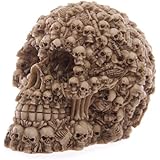 Puckator SK144, Decoration, Multiple Skulls, resin, Multi, Height 12cm Width 10.5cm Depth 15cm