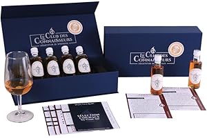 LE CLUB DES CONNAISSEURS DEGUSTATION DE SPIRITUEUX Coffret Dégustation Cognac VS VSOP XO 6 x 40ml - En Solo Ou En Duo - Le Club Des Connaisseurs - Cru de Borderies & de Grande Champagne)