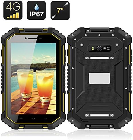 4G 7inch Android 6.0 IP67 Rugged Tablet PC With WIFI GPS NFC 13M Pixels Built-in Real 7000mAh Lithium Battery