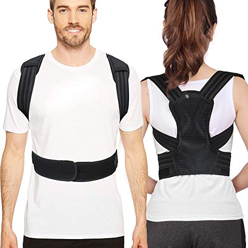 KASTEWILL Correttore Postura, Schiena Regolabile Supporto Tutore Clavicola Spalla Lesioni Correzione Raddrizza, Adatto a Uomini, Donne e Adolescenti
