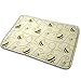 Produktbild Badteppich Bee Insect Wing Line Rutschfester Badteppich Waschbar Badezimmer Weich Küche Boden Türmatte