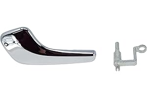 FINAO AUTOPARTS® - Poignée de porte intérieure chrome gauche avant ou arrière pour Opel Corsa