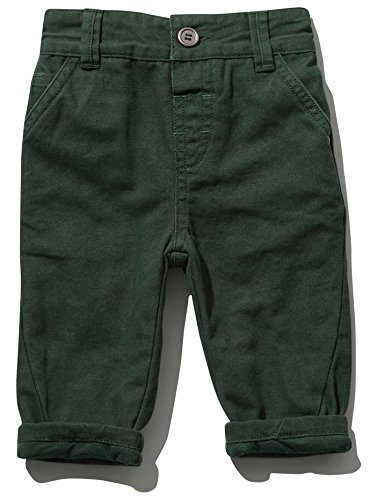 M&Co Baby Boy Chino Trouser Casual Trouser Cotton Trouser Green 12/18 Mnth