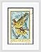 Produktbild POSTAGE STAMP HUNGARY 1 FORINT GOLDCREST YELLOW BIRD FRAMED ART PRINT B12X11031