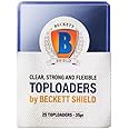 Arcane Tinmen Beckett Shield Standard Size Sleeves – Toploader 35pt 25CT - Card Sleeves are Smooth & Tough - Compatible with Pokemon, Yugioh, Magic The Gathering – MTG, TCG, (AT-90151)