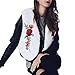 Produktbild HCFKJ 2017 Mode Damen Solid Casual Dicker Winter Slim Daunenjacke Mantel (L, SCHWARZ)