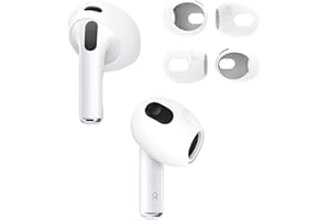 XIEANDKONG [2 paia di tappi per le orecchie] auricolari di ricambio per Airpods 3, auricolari in silicone compatibili con Airpod Anti caduta e graffi