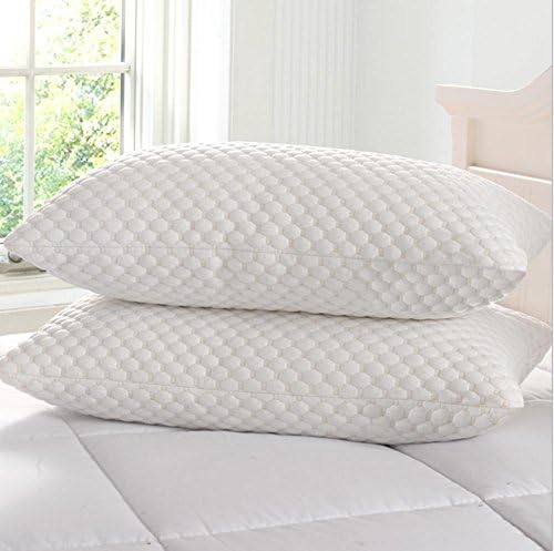 Velvet neck feathers water cube single spiral massage pillow , white , 48*74