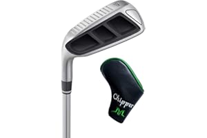 MAZEL Golf Chipper für Herren, Linkshänder, 35, 45, 55, 60 Grad Edelstahlschaft