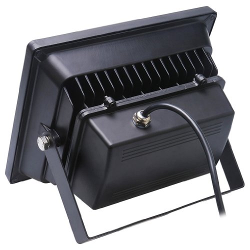 Auralum® 10 Jahren Garantie 50W LED Fluter Außenstrahler 4500Lumen 230V IP65 3000K Warmweiß mit Schwarz Rahmen, (Schwarz) - 2