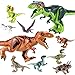 Produktbild QILICZ 10stk Set Große Tyrannosaurus und klein Dinosaurier Spielzeug, Gelenke Sind beweglich,Welt Dinosaurier Kunststoff Dinosaurier Spielzeug Kindergeburtstag Party Dekoration ungiftig Kinder sicher