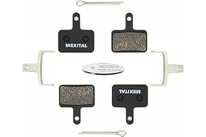 MEXITAL 2 Paires Plaquettes de Frein à Disque vélo pour Shimano M315 M355 M365 M375 M395 M396 M415 M416 M445 M446 M447 M465 M475 M485 M486 M495 M505 M510 M515 M525 M535 M575 Tektro Orion Auriga