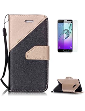 CaseHome Samsung Galaxy A3 2016/A310F PU-Leder Etui (mit Frei HD Schirm-Schutz) Stilvoll Elegant Muster Gedruckt...