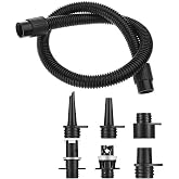 ANCLLO Electric Air Pump Hose, Kayak Paddle Board, Electric Air Pump, Inflatable Hose Replacement with Gasket for Inflatable
