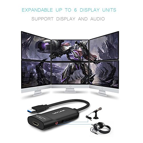 Wavlink USB 3.0 zu HDMI Multi-Display Adapter für Windows und Mac bis zu 2048 x 1152/1920 x 1200 (schwarz) - 5