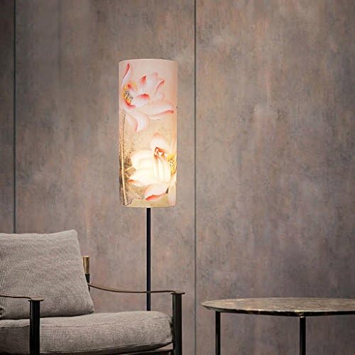 MENA HOME- Modern Floor Lamp Bedroom Bed Cloth Floor Lamp Living Room Study Creative Lighting Lamps Lotus ( Color : # 2 )