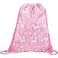Sass & Belle Rainbow Unicorn Drawstring Bag