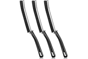 Cepillo de Limpieza de Grietas de Cerdas Duras, Darryy 3 Pcs Cepillo Limpiador de Juntas, 23.5cm Cepillo para Limpieza de Hendiduras, Crevice Cleaning Brush, Cepillo de Limpieza de Huecos, Multiusos