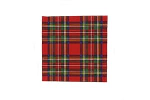 GLEN APPIN Royal Stewart (Red) Tartan Paper Cocktail Napkins