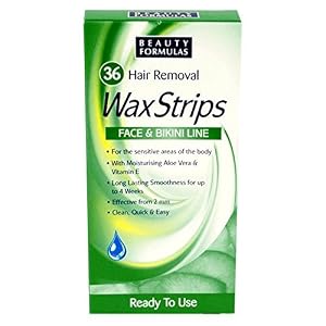 Beauty Formulas hair removal wax strips – Face & Bikini Line by Beauty Formulas