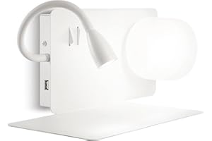 IDEAL LUX APPLIQUE MODERNA DA LETTURA IDEAL-LUX ART BOOK-1 AP2 BIANCO