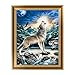 Produktbild dairyshop 5D Diamant ainting Wolf Stickerei Kreuzstich Craft Home Decor