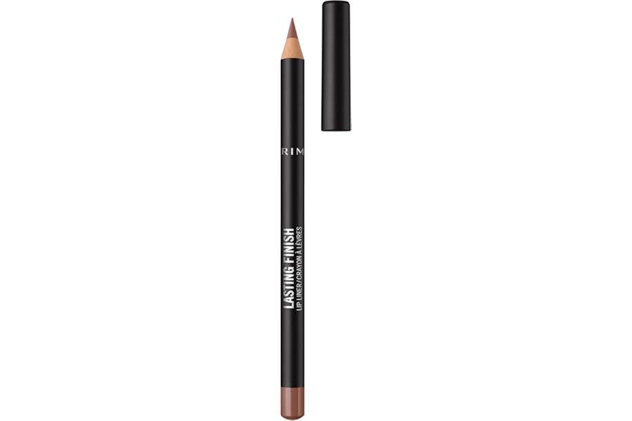 Rimmel Lasting Finish 8HR Lip Liner, Cappuccino, Highly Pigmented Formula, Long-Wearing Creamy Colour, Precise Application and Seamless Blend, For Big & Plump Lips, Vegan & Cruelty Free, 1.2g