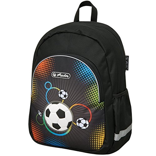 Preisvergleich Produktbild Herlitz Rucksack "Fußball" + LED Touchpen Kugelschreiber …