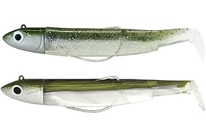 FIIISH Double Combo off Shore Black Minnow No.3-12cm - 25g - Kaki - Ghost Minnow - BM3021