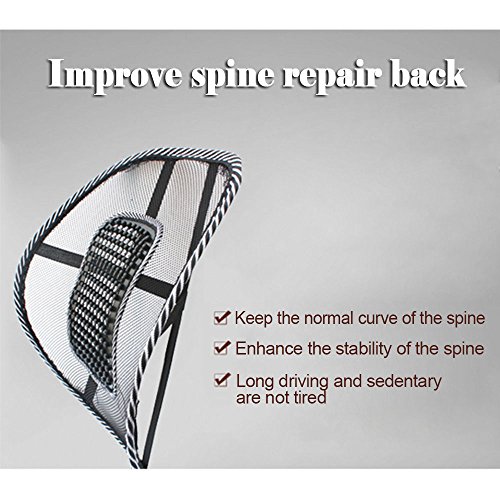 Sayou® rücken-kissen / auto rückenkissen / auto lordosenstütze für Autositz oder Bürostuhl (4 STÜCK) - 6