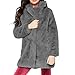 Produktbild Geili Damen Wintermantel Wollmantel Warme Kunstpelz Wolljacke mit Reverskragen Damenjacke Übergrößen Winterjacke Übergangsjacke Wintermode Fleecejacke Lang Fleecemantel Parka Outwear