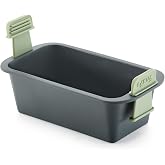 L&eacute;ku&eacute; Rectangular Silicone Air Fryer Basket 20cm